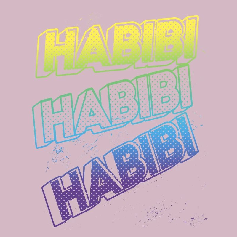 3D Text Effect - Habibi
