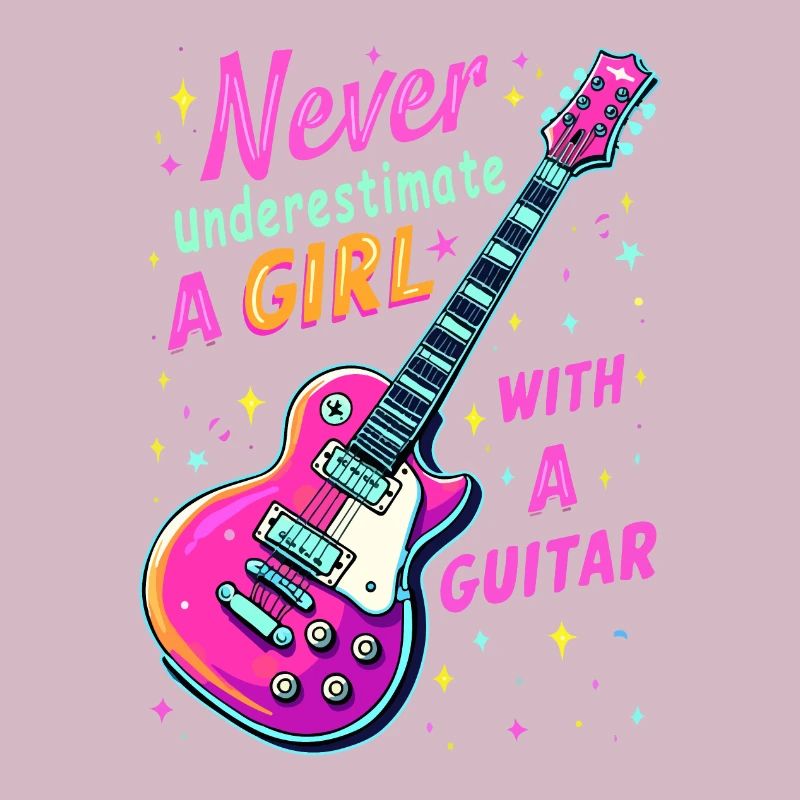 Mädchen mit Gitarre