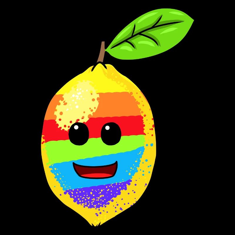 Zitrone LBGT Regenbogen Ost Frucht Zitronen