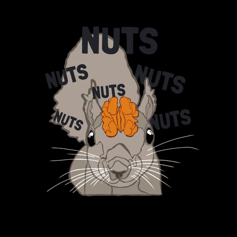 Nuts Brain Fox Squirrel Grey Squirrel
