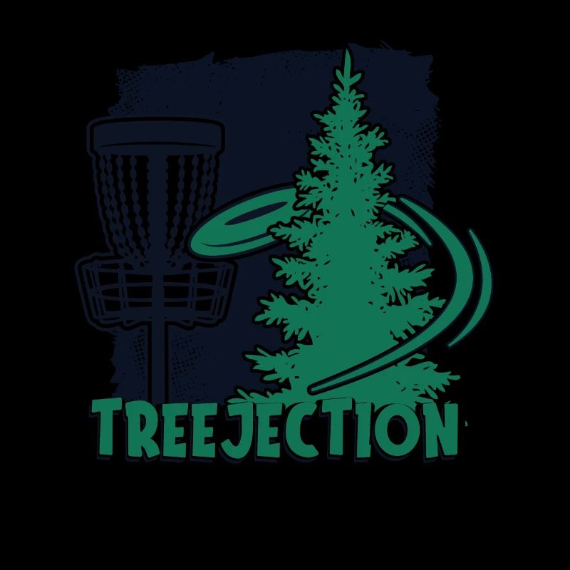 Treejection Basket Disc Golfer Frisbee Golf