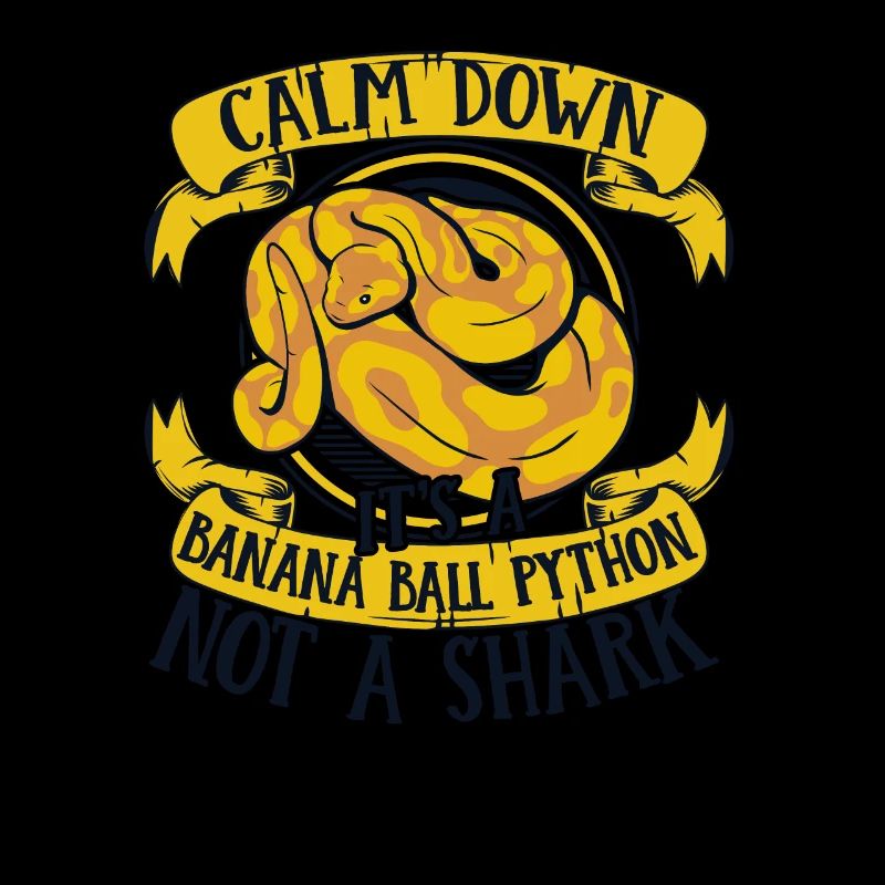 Calmez-vous, ce n’est pas une boule de banane de python de requin