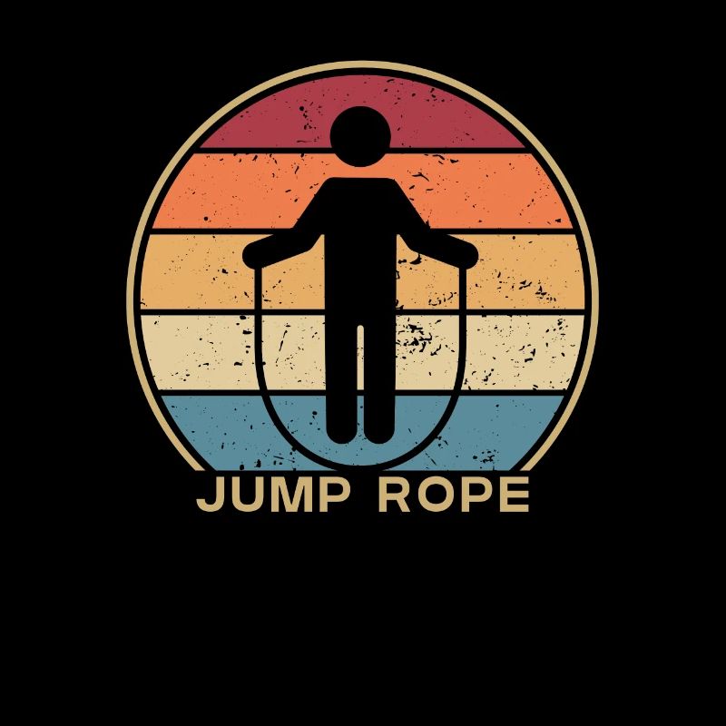 Retro Springseil Springseil Springen Geschwindigkeit Springseil