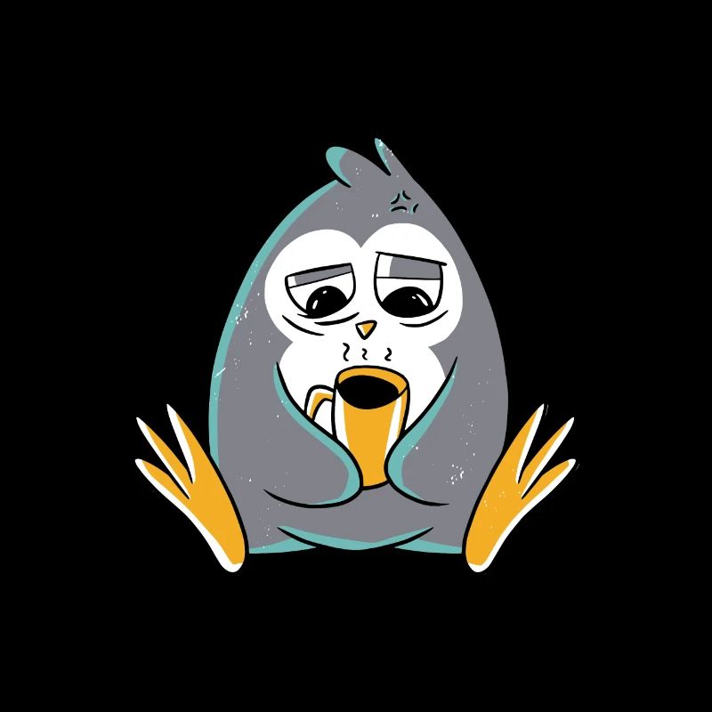 Not Ready For Another Day At Work Emperor Penguin