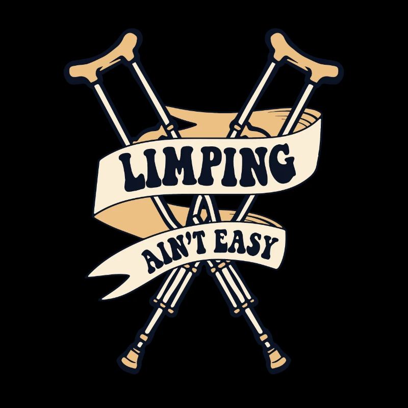 Limping Ain't Easy Broken Finger Broken Bone Bone