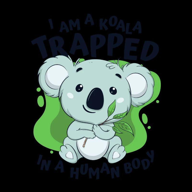Je suis un koala piégé dans un corps humain Koalabear
