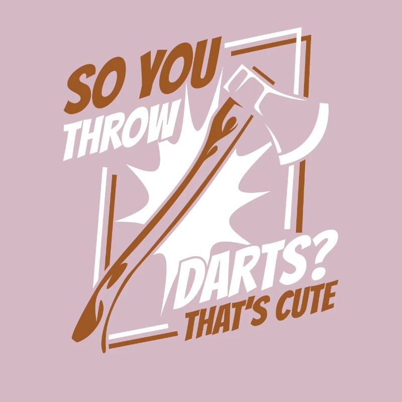 So wirfst du Darts, das ist ein süßes Axtwurfspiel