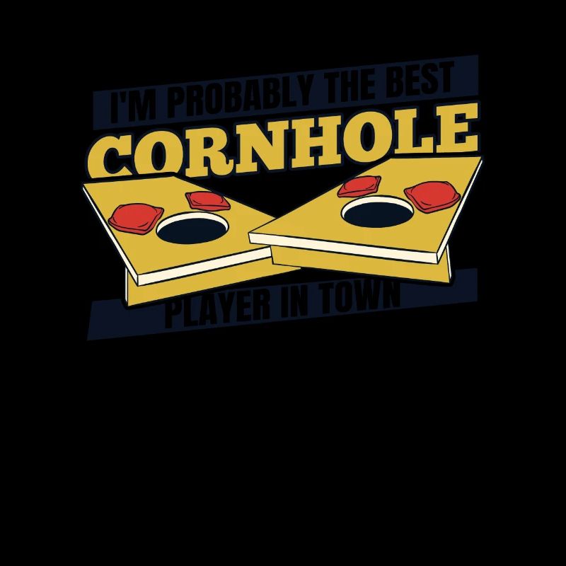 Bester Cornhole Player In Town Sitzsack Spielbretter