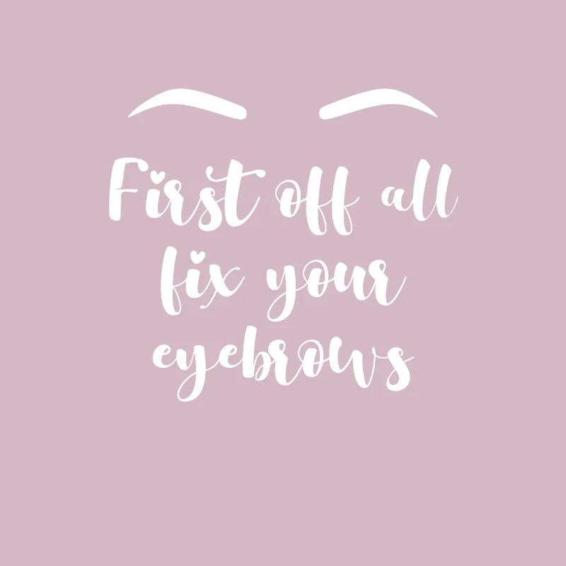 Eyebrow Makeup Shirt & Gift