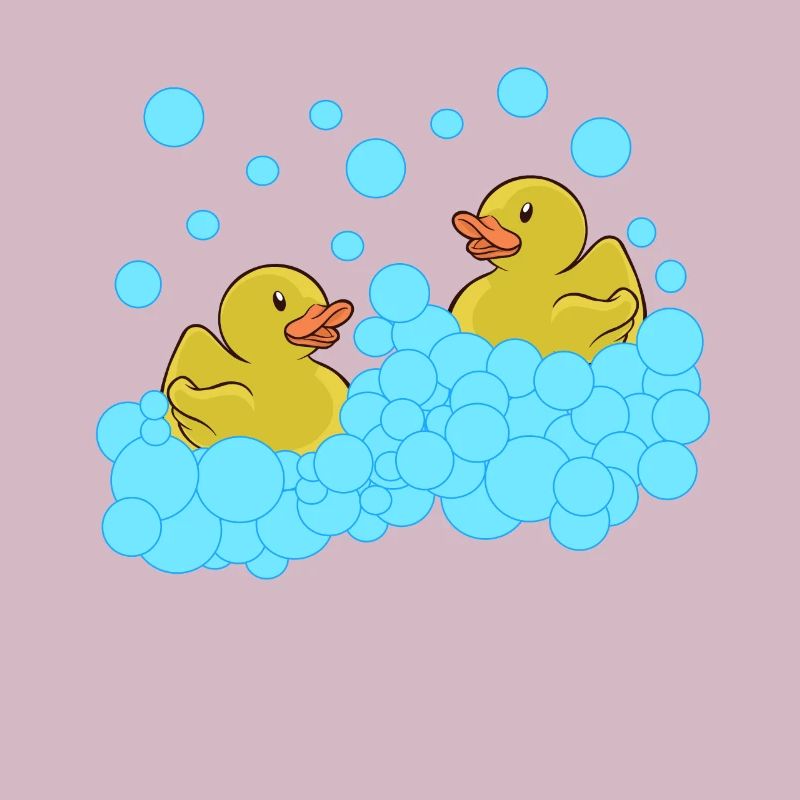 Rubber ducks rubber ducks soap bubbles