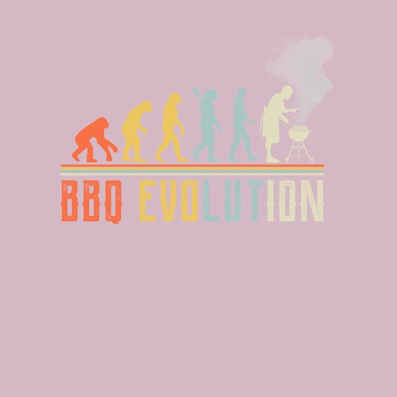 BBQ Evolution Funny Quote