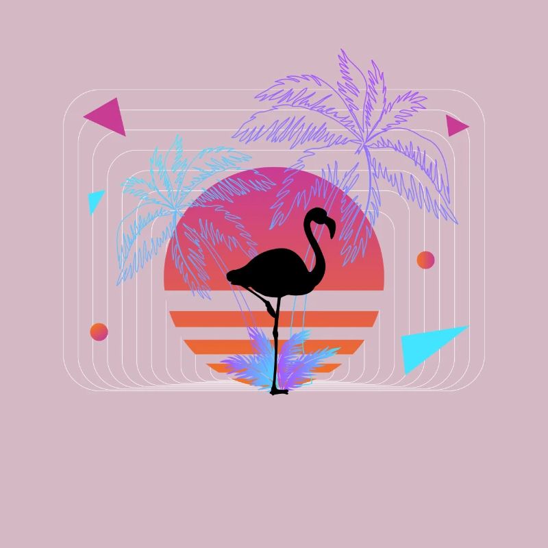 Flamingo Retrowave Synthesizer Retro