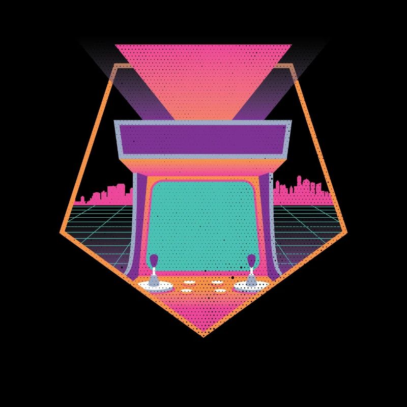 80s Retrogaming Arcade Machine Retro