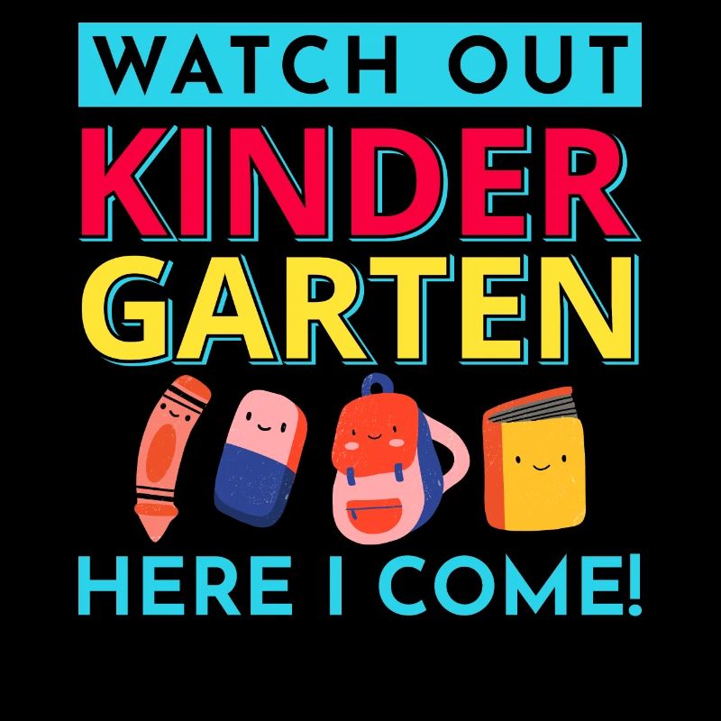 Kindergarten Kindergärtner Lehrer Regenbogenfarben