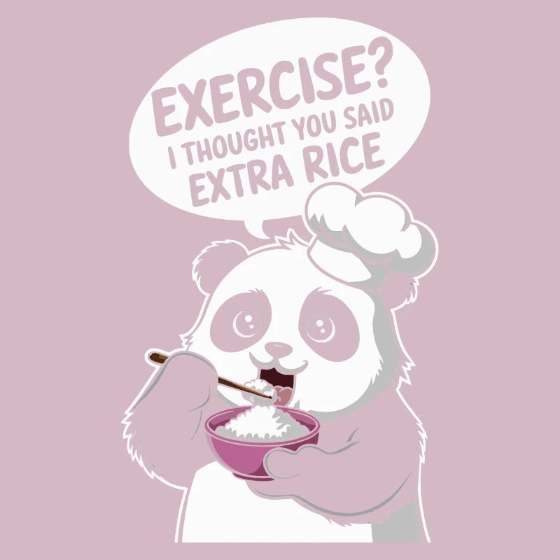panda bear said extra rice