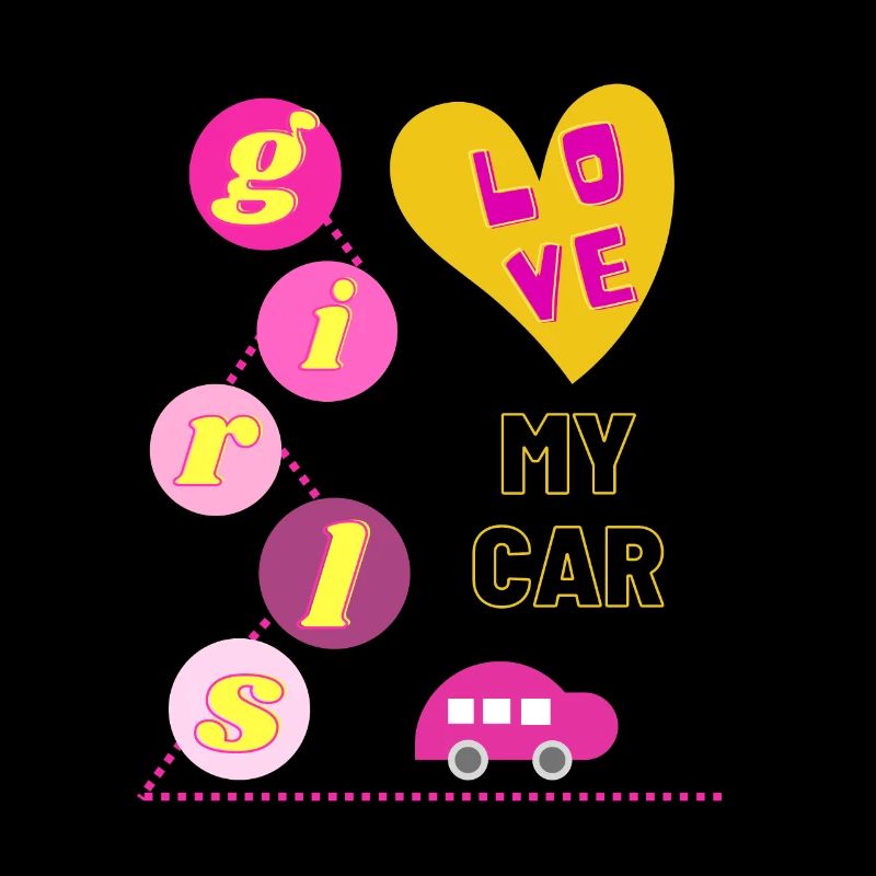 Mädchen lieben mein Auto