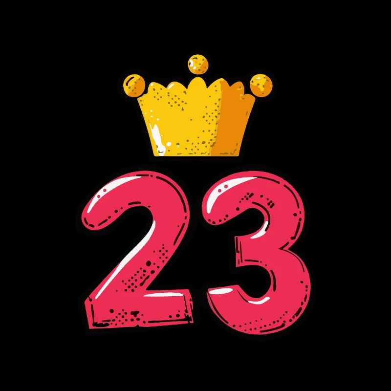 23 Zahl Krone