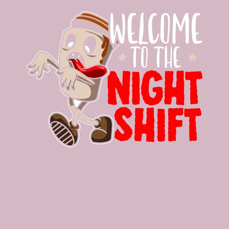 Willkommen bei The Night Shift Graveyard Shift Worker