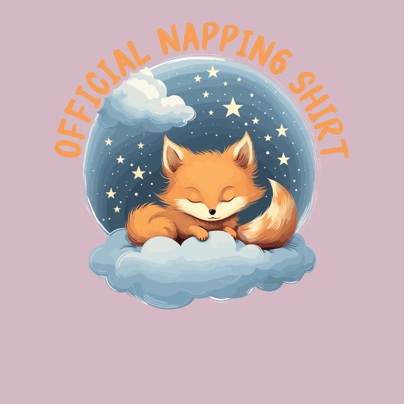Sleeping Fox Sleepyhead Napping Sleep Fox Lover