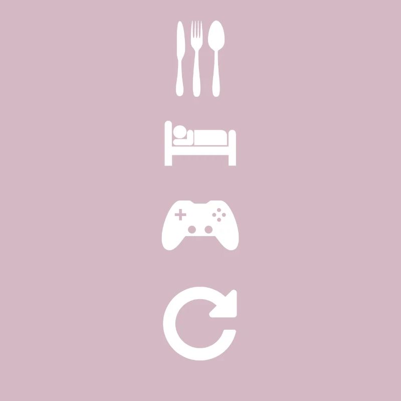 Eat Sleep Game Repeat Design Geschenk