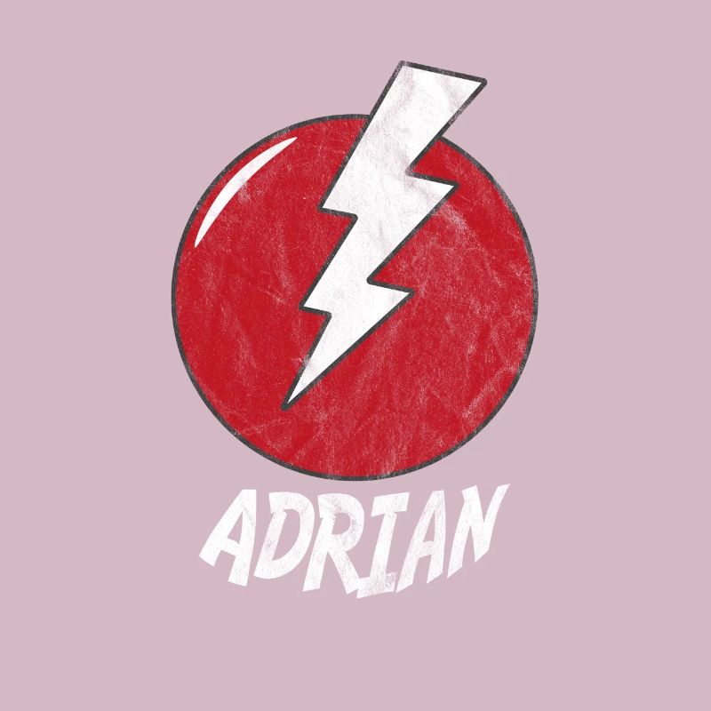 Blitz Namenshirt Superhero Superheld adrian
