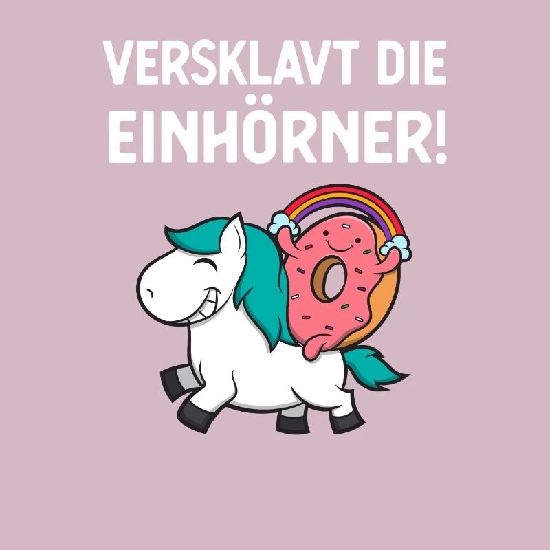 Versklavt die Einhörner Donut Geschenk