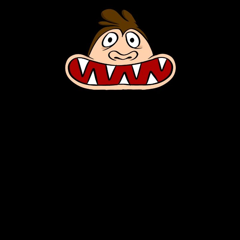 Singe avec grande bouche