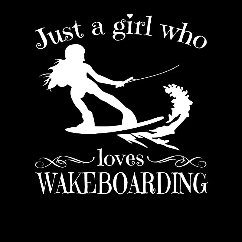 Frau Mädchen wakeboarding wakeboard liebe