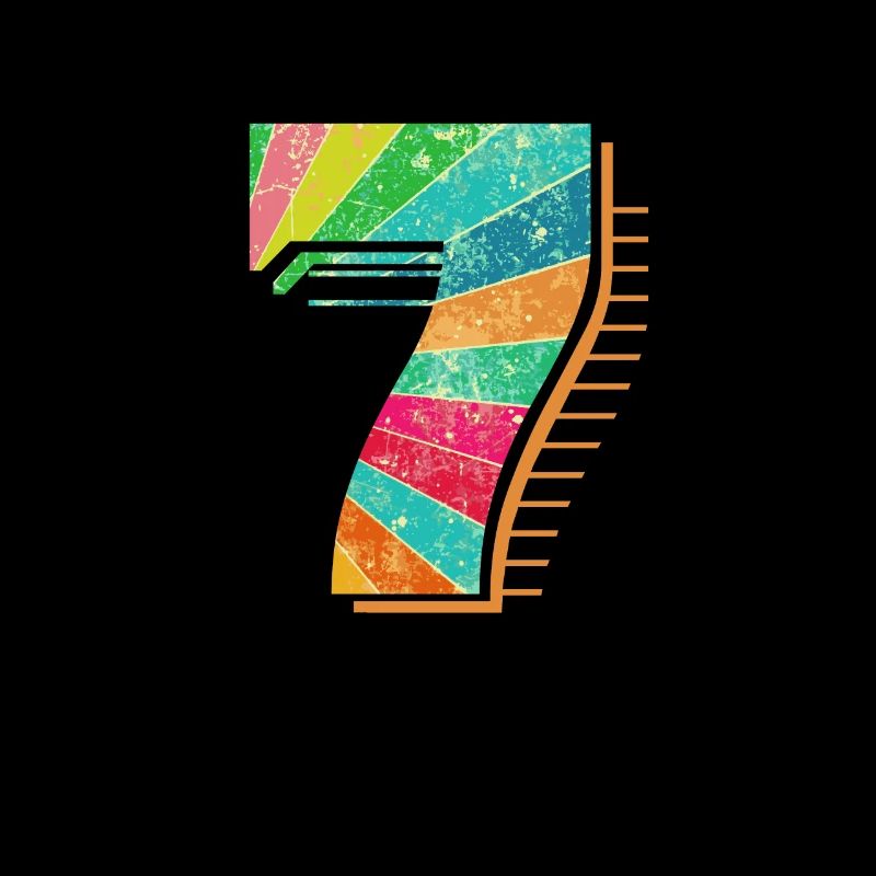 Conception du 7e anniversaire du bambin