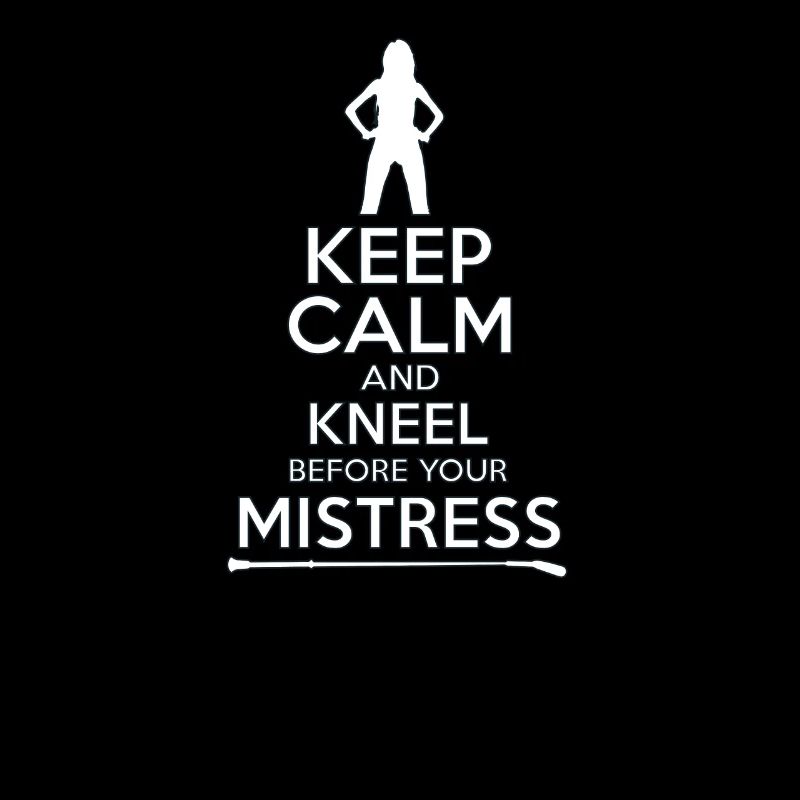 Freches Keep Calm Mistress und Domina Geschenk
