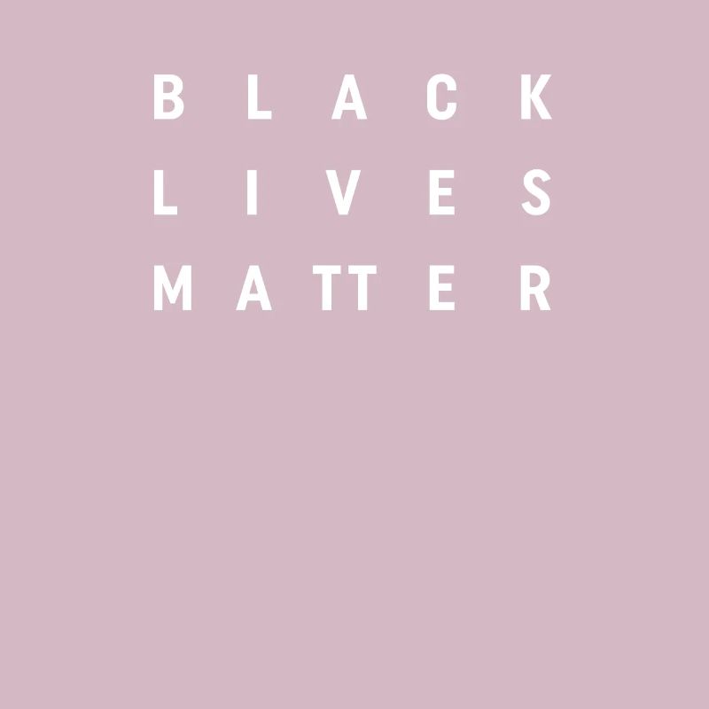 Black Lives Matter - Conception de texte de déclaration