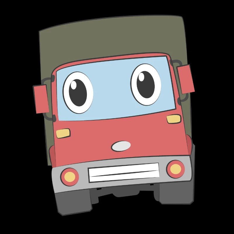 Camion avec visage