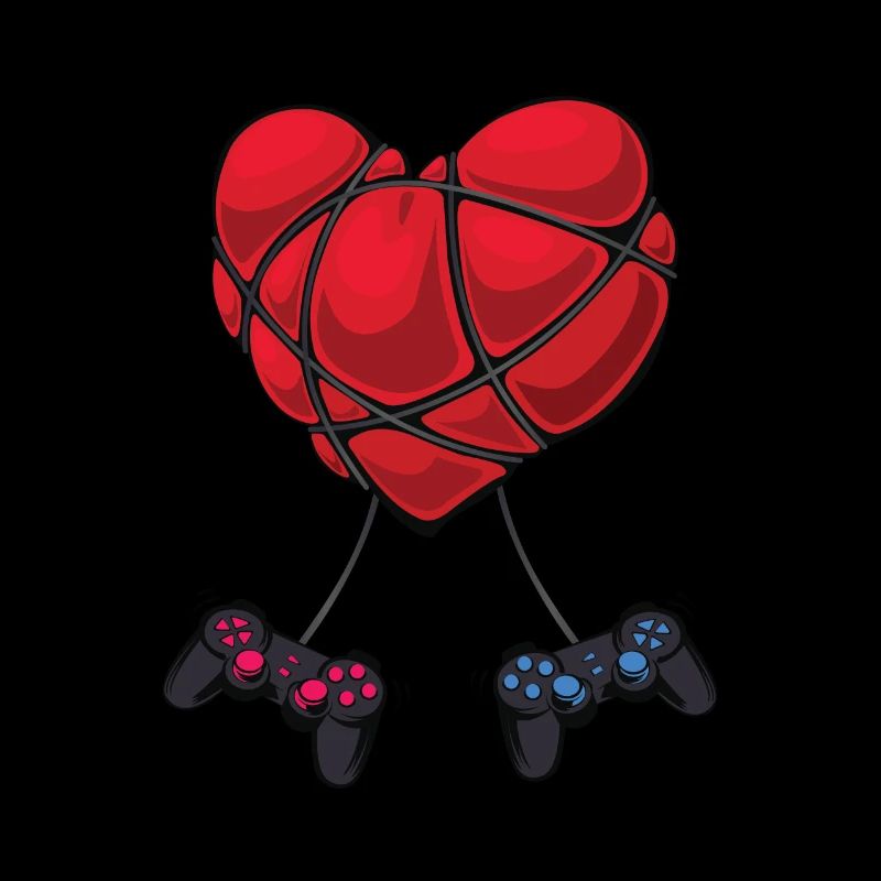 St Valentin Gamer Nerd Geek Controller