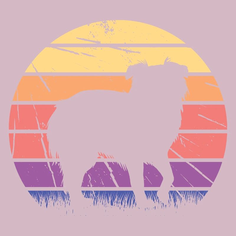 Retro Australian Shepherd