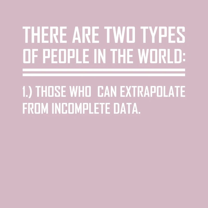 Data extrapolate statistics formula