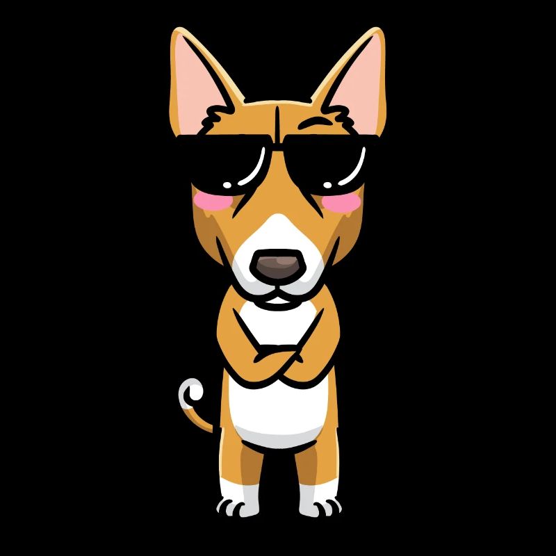 Émoticône de chien Basenji