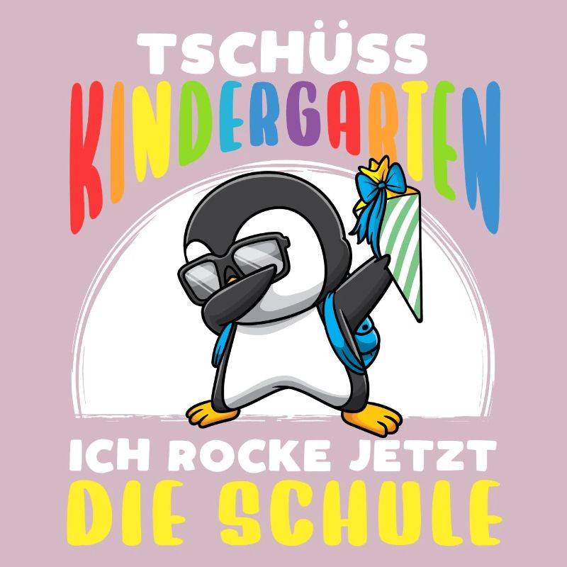 Schulkind Einschulung Pinguin