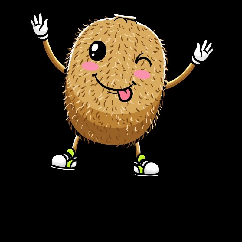 Kiwi fruit Kawaii émoticône