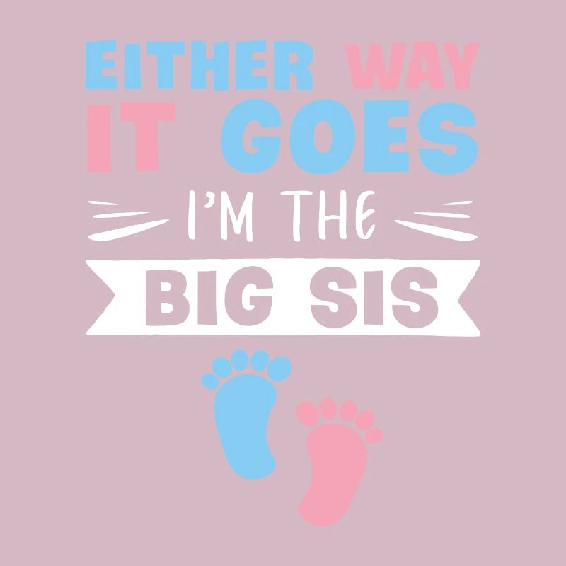 So oder so, ich bin die große Schwester Gender Reveal