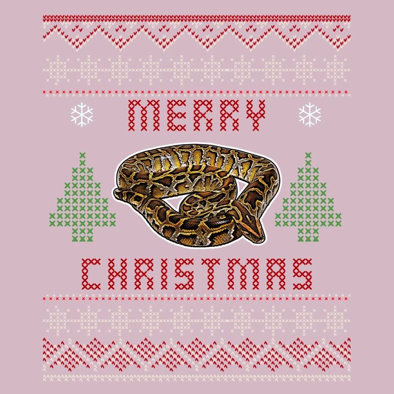 Burmesische Python Weihnachten
