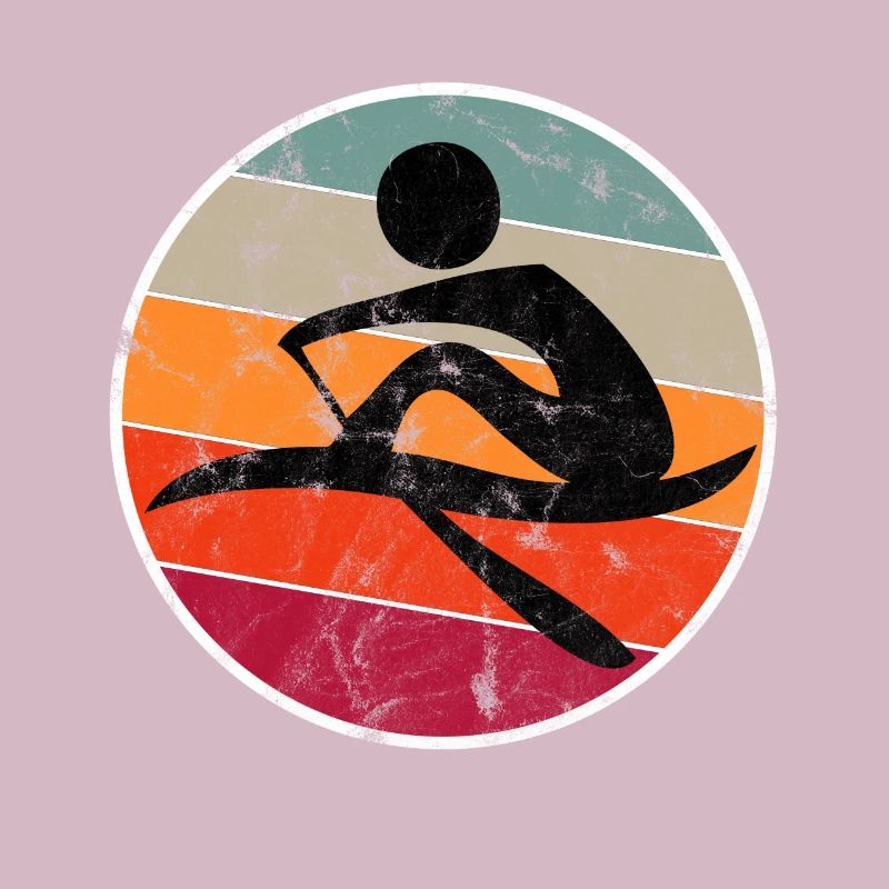 Rameurs rangée rétro