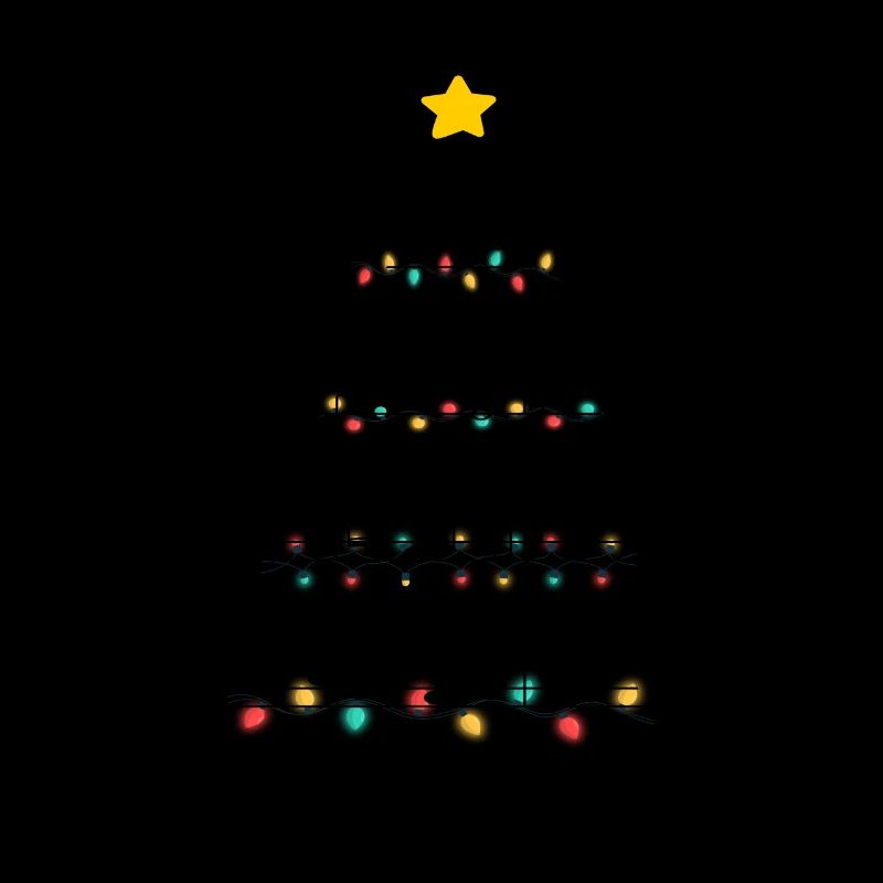 Christmas tree musical notes choir music gift