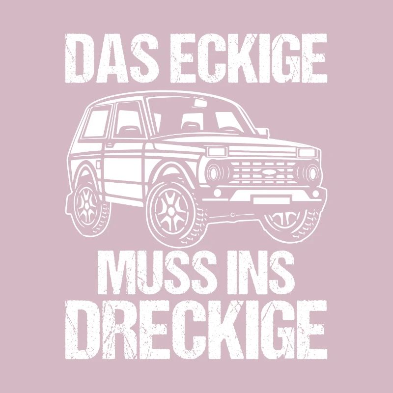 Das Eckige muss ins dreckige Lada Niva