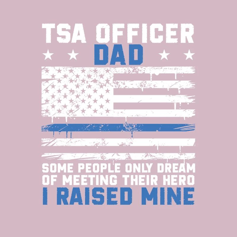 Patriotic Transportation Security Hero For A TSA