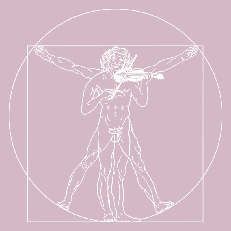 Violon violon Vitruvian Man Violon Da Vinchi