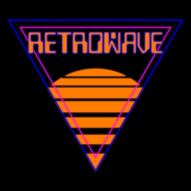 Retrowave Synthwave 80s Design