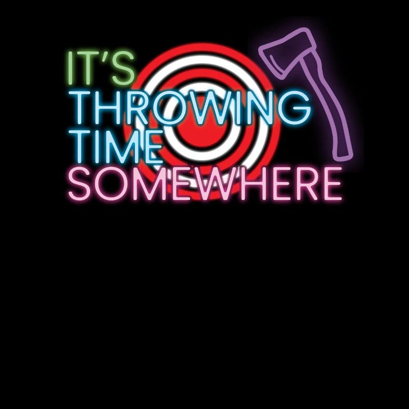 It throws time at a funny axe that is attached to a