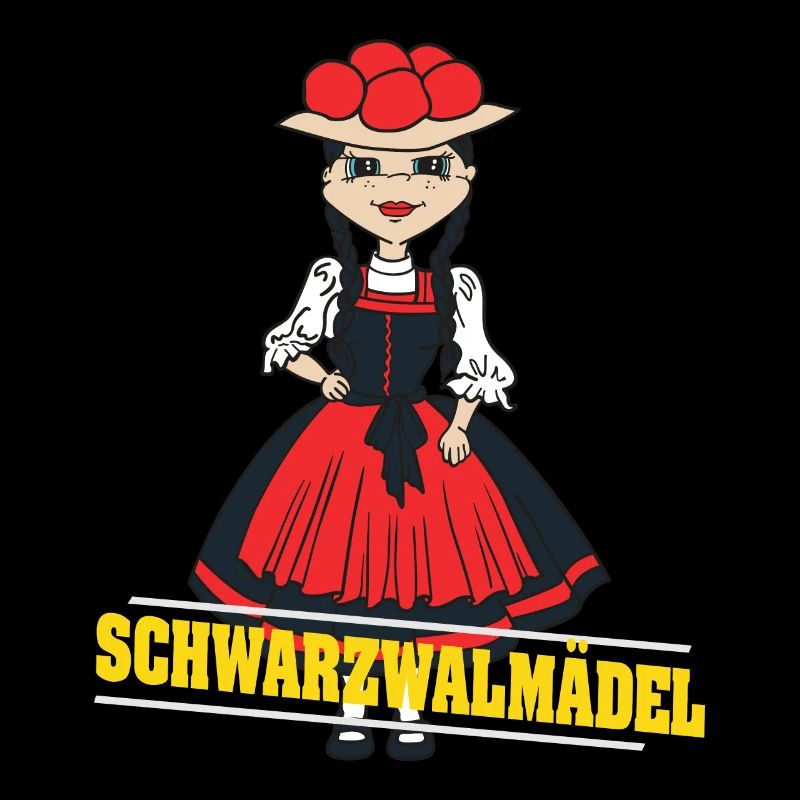 Schwarzwaldmädel Bollenhut Schwarzwald Mädel
