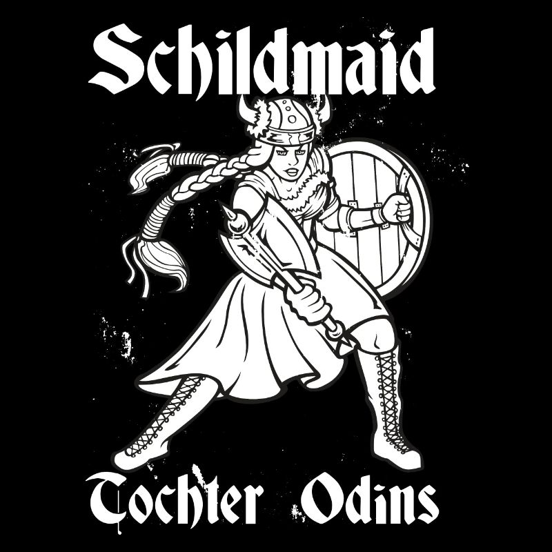 Wikinger Schildmaid Tochter Odins Spruch
