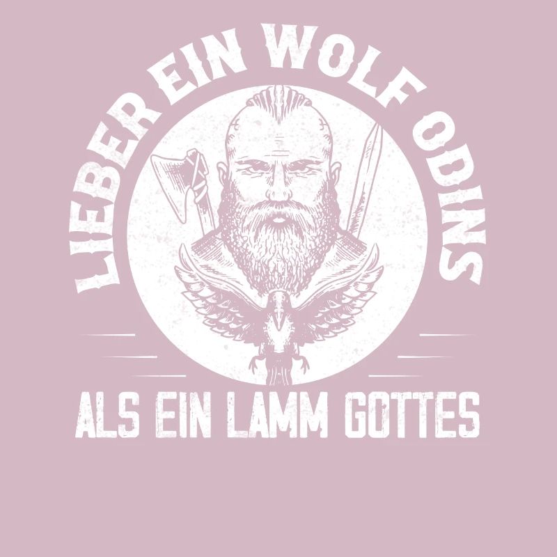 Lieber ein Wolf Odins als ein Lamm Gottes Wikinger